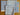 Blue quilt fabric scraps: 5 Pieces (measurements in inches) Lot #1 - 1