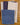 Blue quilt fabric scraps: 4 Pieces (measurements in inches) Lot #5 - 1