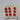 3 Packs of Red Vintage Buttons - 5/8"