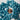 Packages of 12 Aqua Small Millefiori Beads - 2