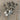 Sliver Tone Metal Pierced Earring Starts #7200 - 1