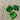Kelly Green Faceted Glass Gemstones #7292 - 1