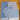 Blue quilt fabric scraps: 4 Pieces (measurements in inches) Lot #4 - 1