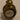 Brass Clock for Dollhouse, Used