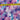 1.4+yds JoAnn's Cotton Pastel Purple Pink Cosmic Universe Space Fabric Remnant