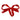 100 Pre-Tied Starched Grosgrain Red Ribbon Craft Bows Christmas Ornaments