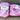 Yarn Novelty Shag Crystel Palace Yarns (2) Skeins Pastel Pink & Mauve