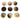 9 Hockey Themed 2" Gold Toned Metal Ornament Circles Craft Supply Plus Bonus