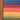 1 yd rainbow stripe cotton fabric Ann Kelle for RK