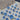 Vintage Button Collection - Plastic Blue, Sew Through - Mixed Sizes