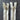 5.5-inch White Zipper with Silver Teeth