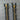 7-inch Black Zipper with Gold Teeth