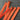 24-inch Orange Invisible Zipper