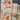 Floral Strips Fabric Remnants