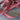 Red Patterned Ribbon Trim 3 3/4-yards