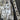 3/4 in White Grommeted Strap